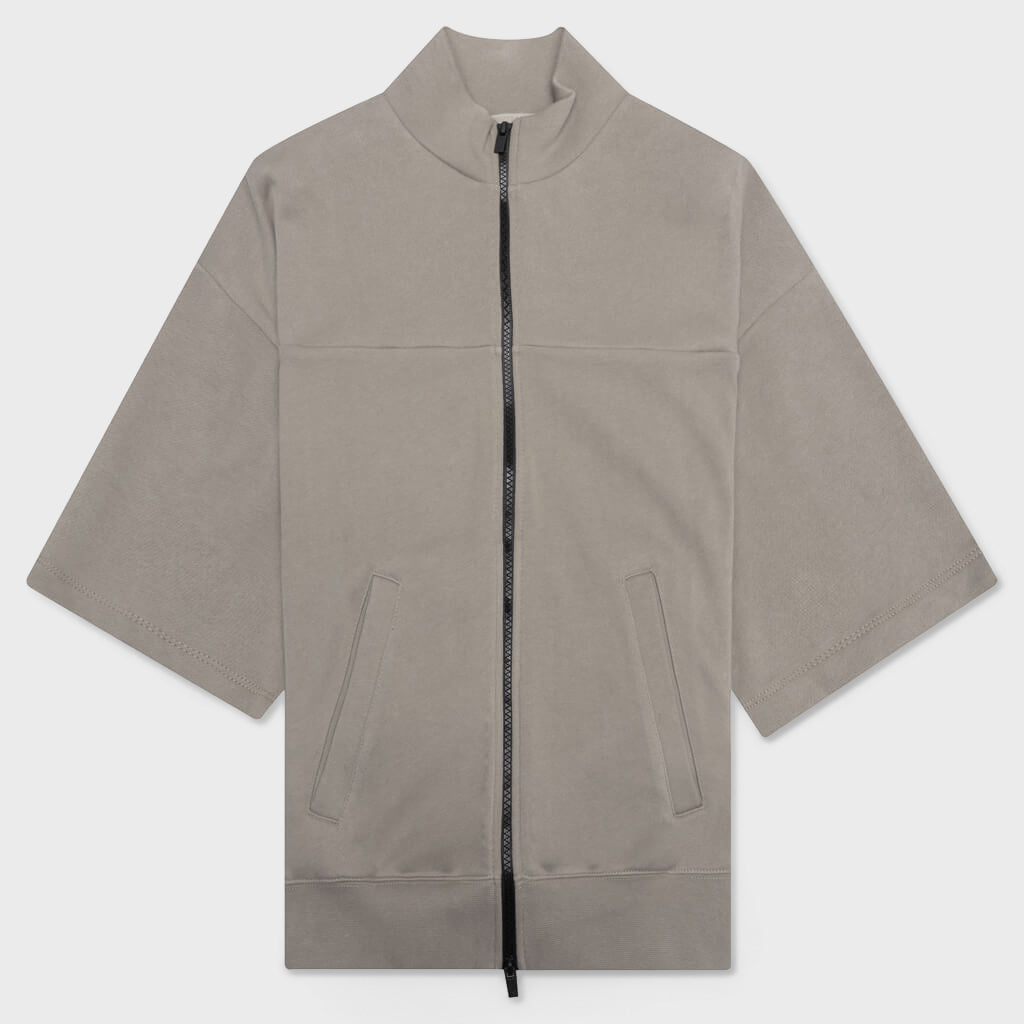 Essentials Kid's S/S Full Zip Jacket - Desert Taupe