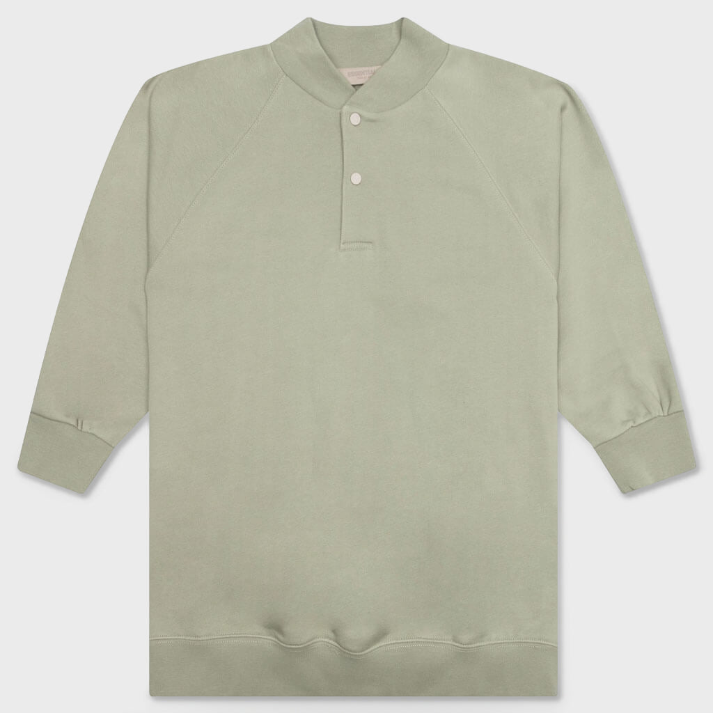 Essentials Women's 3/4 Sleeve Henley - Seafoam