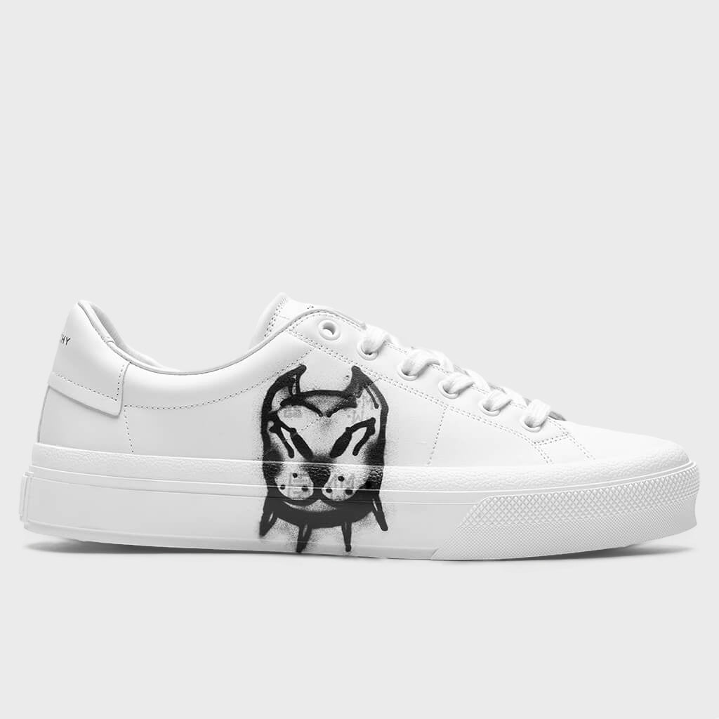 City Sport Lace Up Sneaker - White/Black
