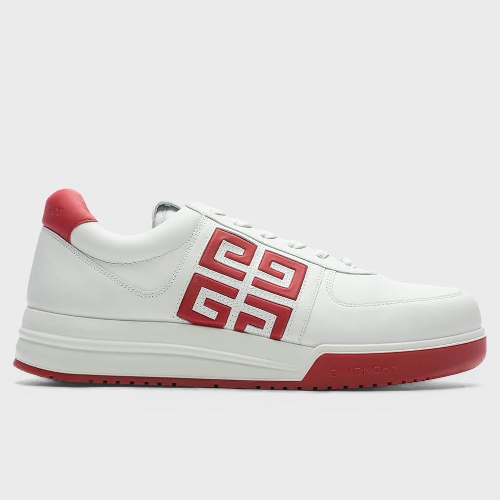 G4 Low Sneakers - White/Red