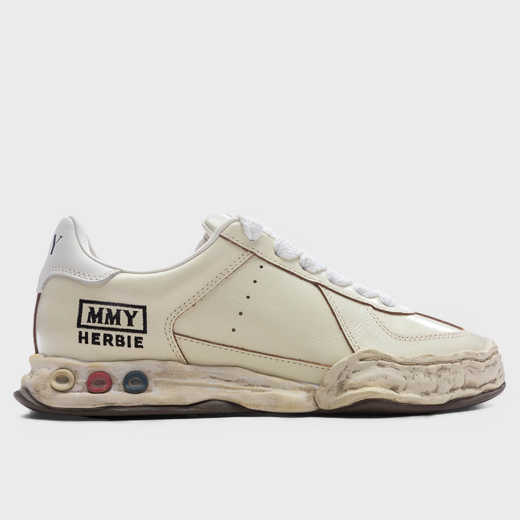 Herbie Low OG Sole Wrinkled Leather - White
