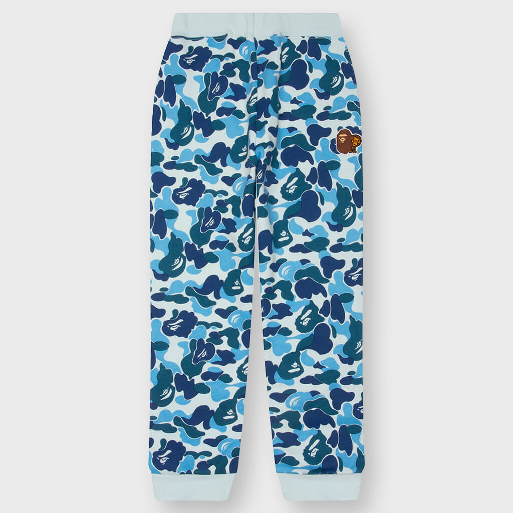 Kids ABC Camo Ape & Milo One Point Sweat Pants - Blue
