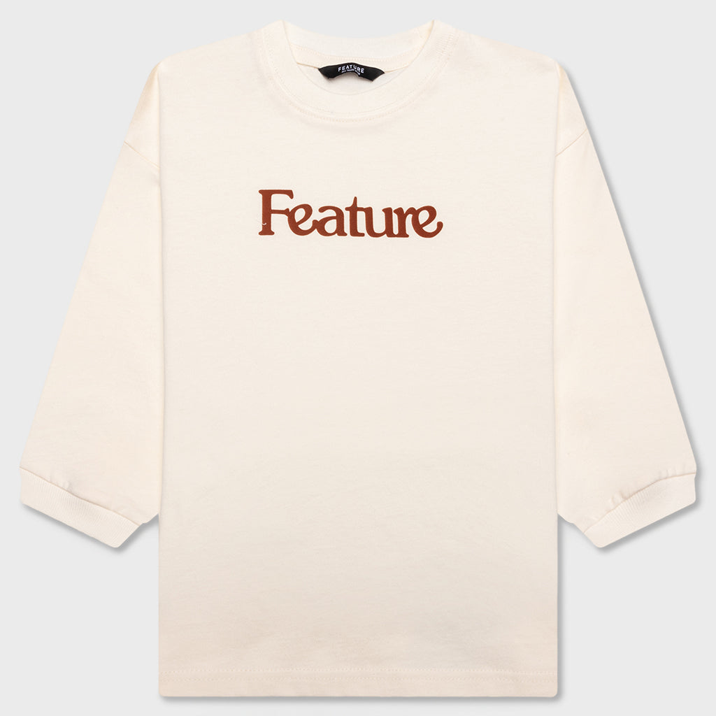 Kids Academy L/S T-Shirt - Cannoli Cream