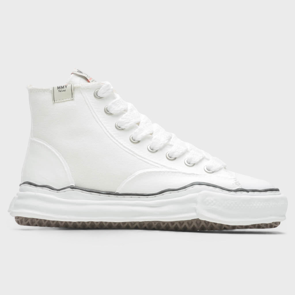 Peterson High OG Sole Rubber Painted Canvas Sneaker - White