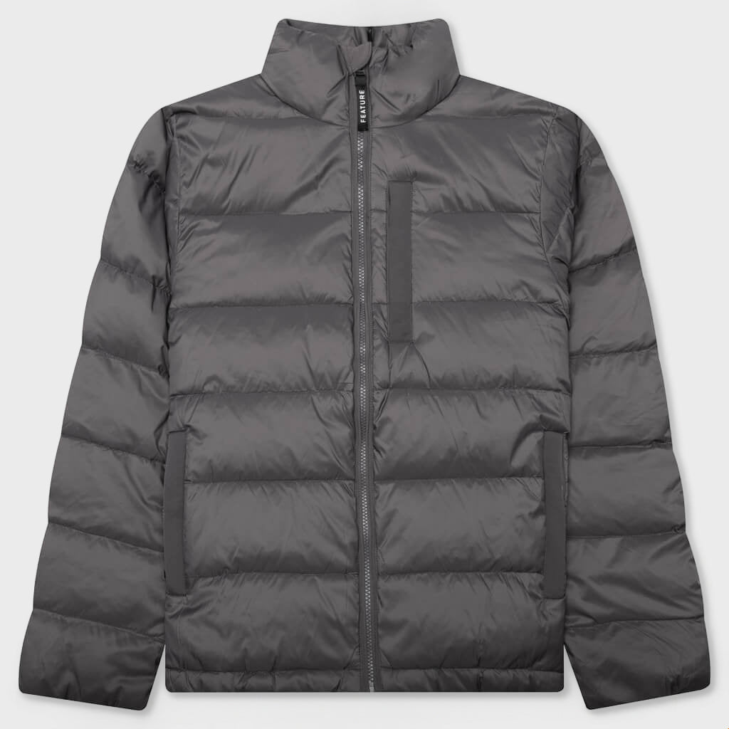 McCarthy Convertible Puffer Jacket - Slate Grey
