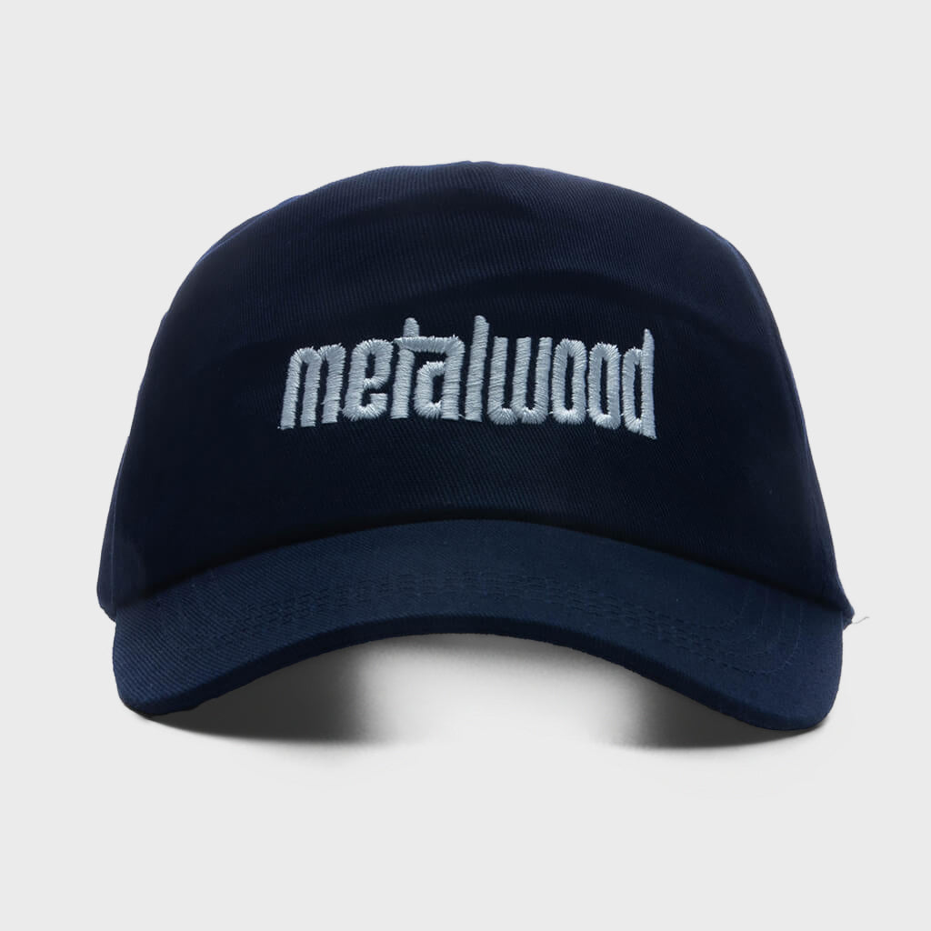 Metal Logo 5-Panel Hat - Navy