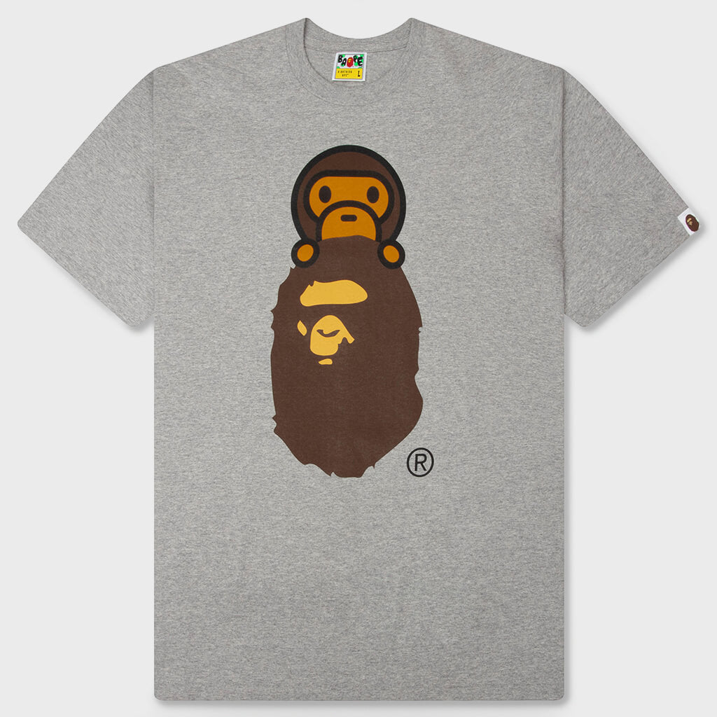 Milo On Ape Head Tee - Gray
