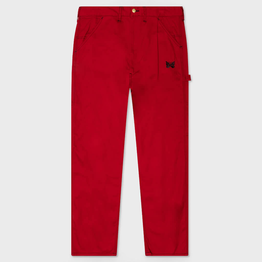 Cotton Twill Painter Pant - Red