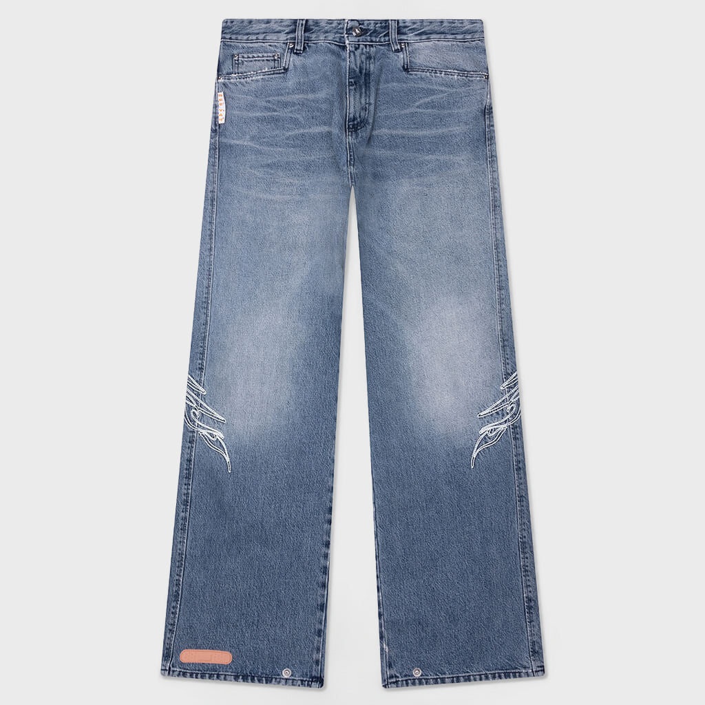 Rich Kid Jeans - Washed Blue