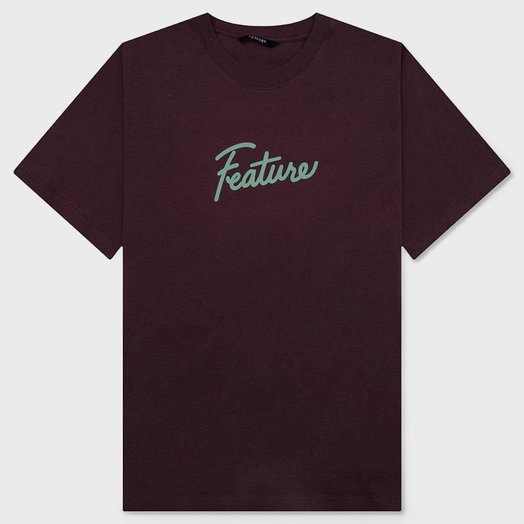Script Tee - Huckleberry