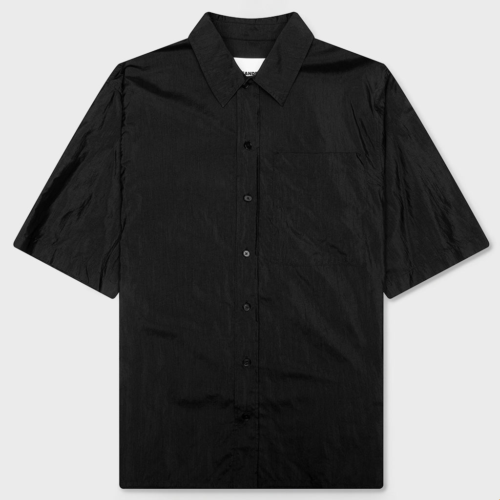 Silk And Nylon Shirt - Black
