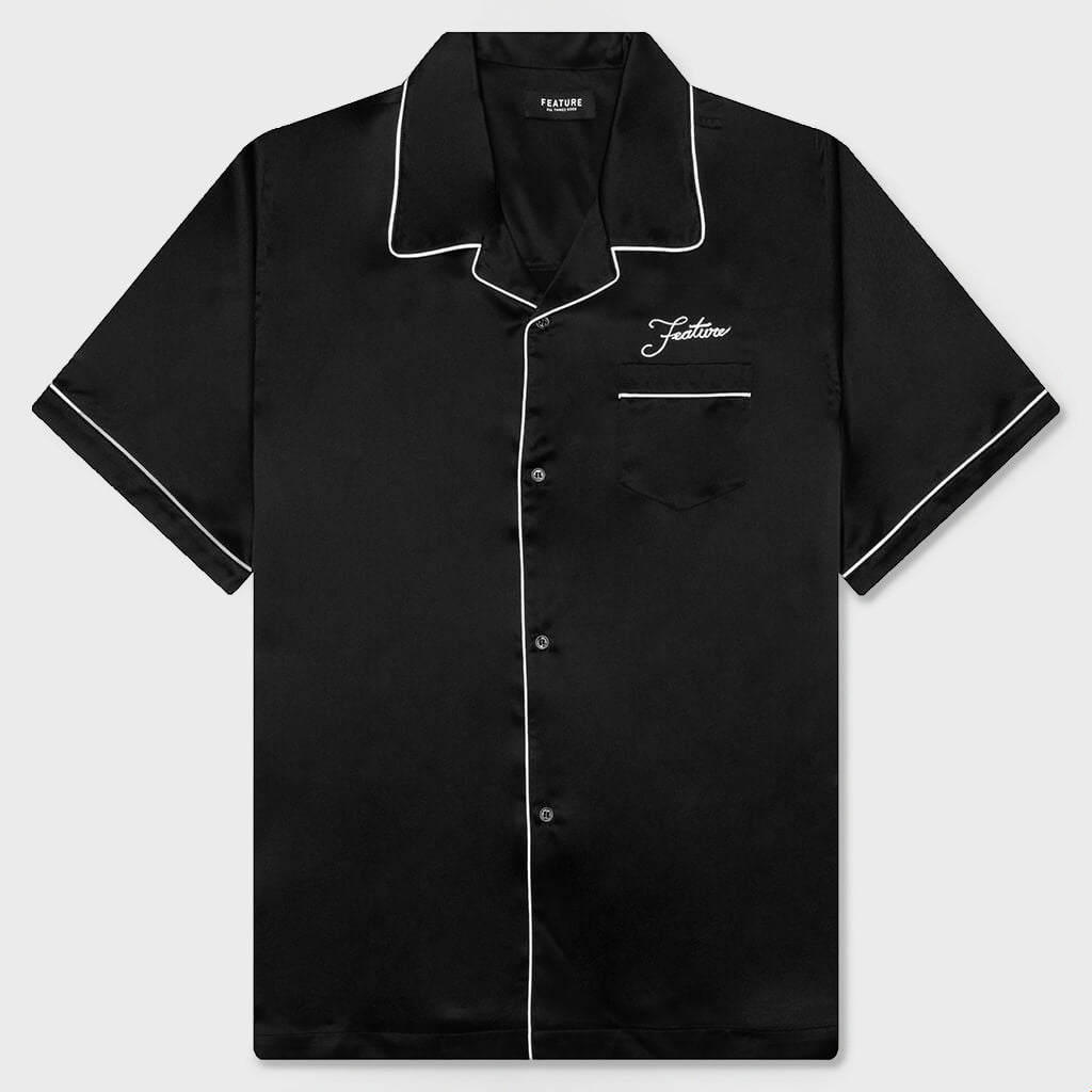 Baptiste Silk Shirt - Black