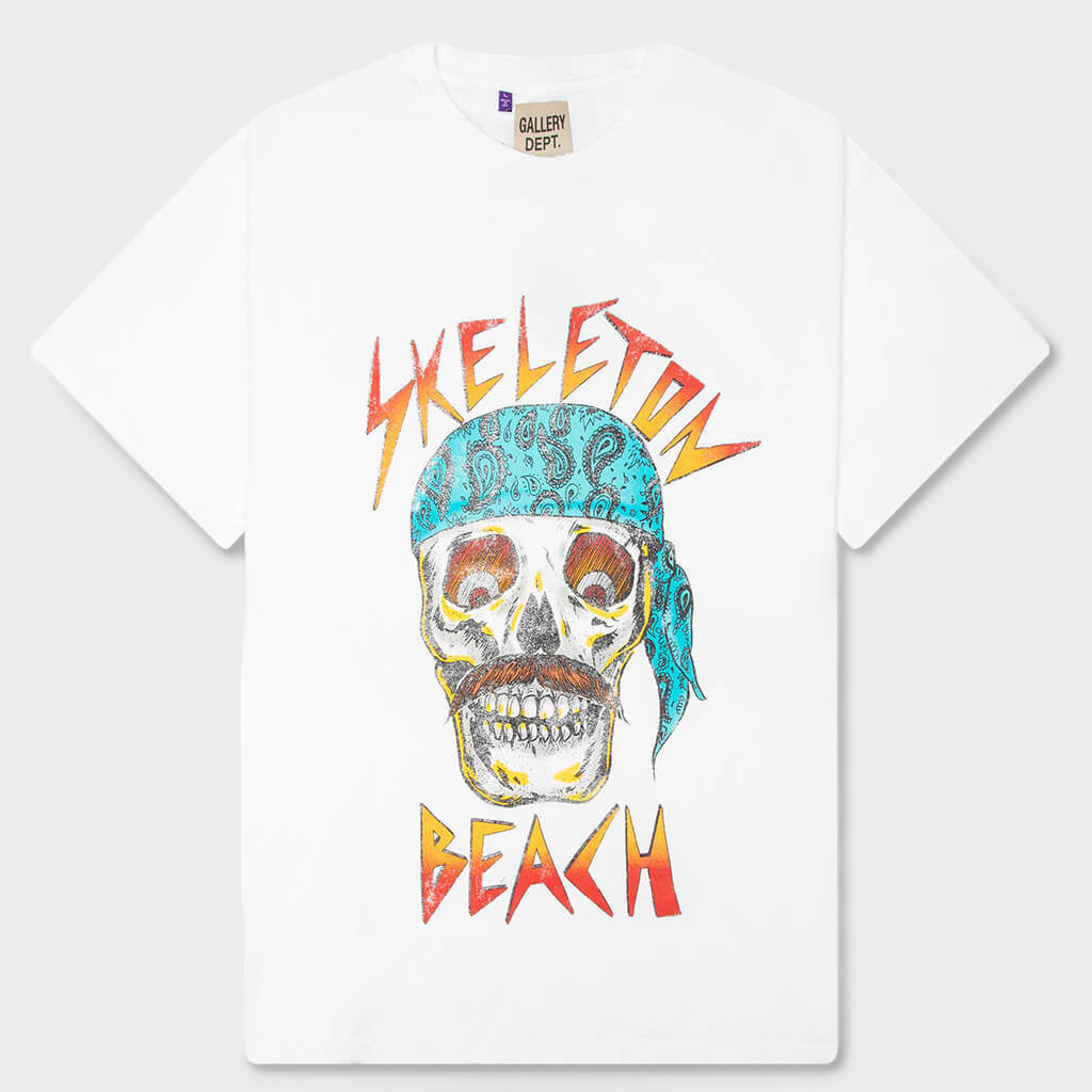 Skeleton Beach Tee - Clean White