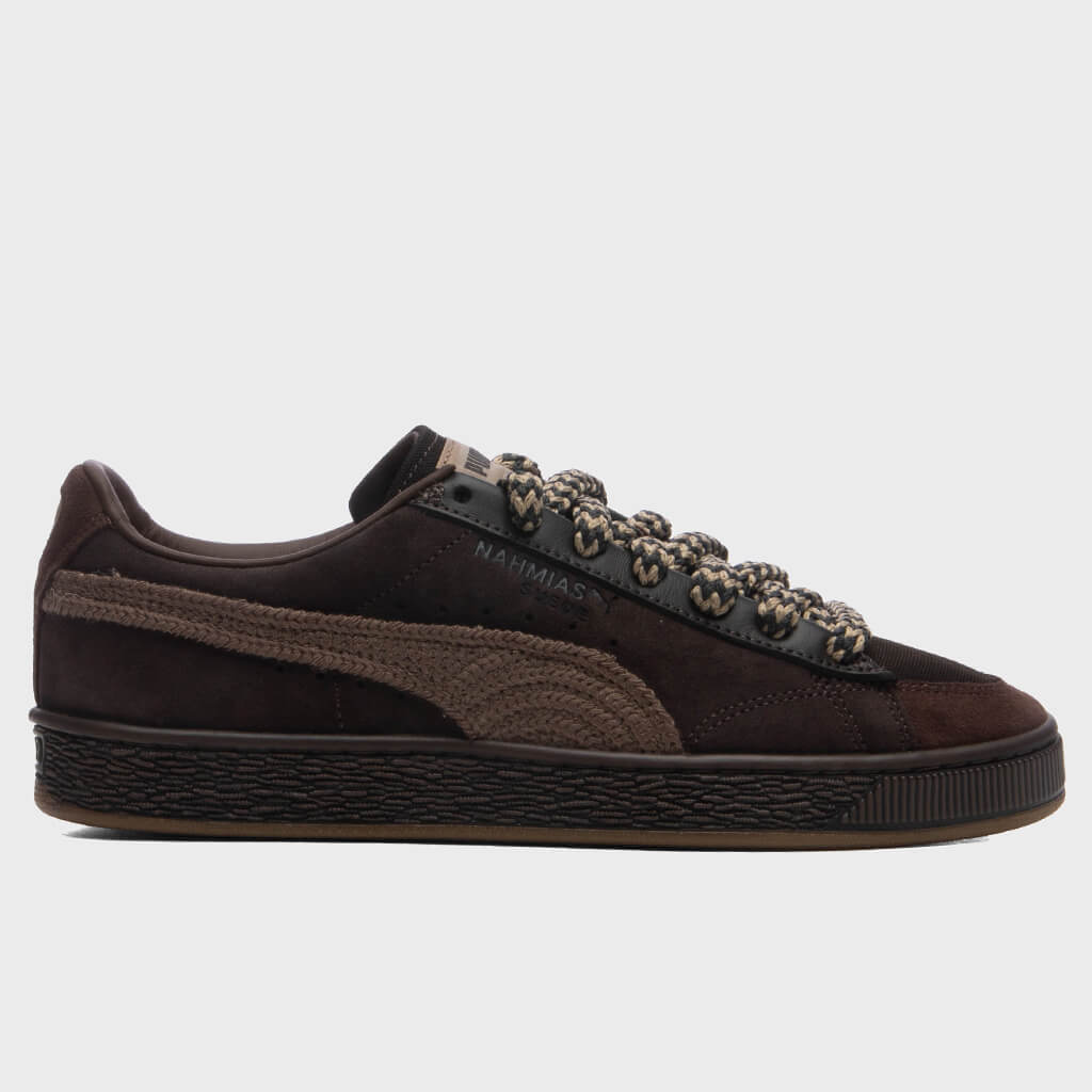 Suede Crochet 'SB' - Espresso Bean/Burnt Sand