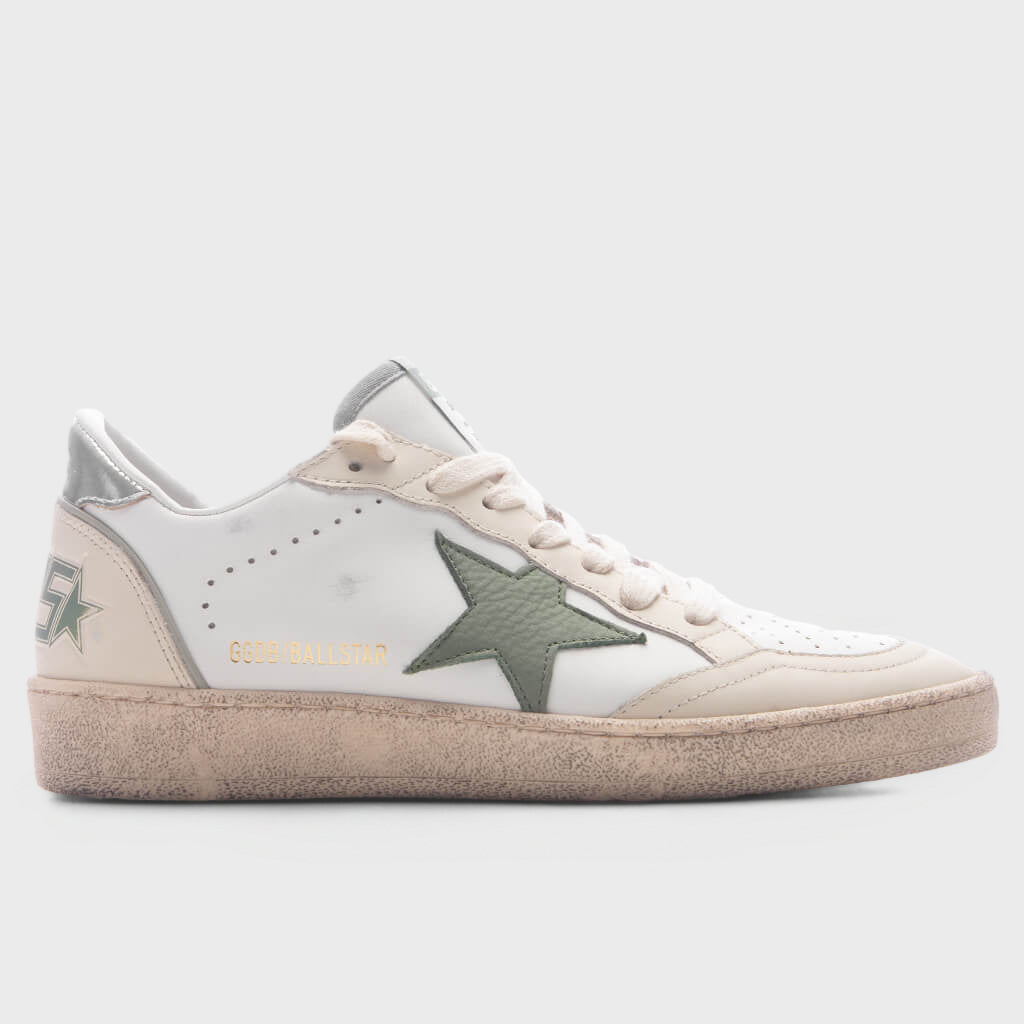 Women's Ball Star - White/Green/Silver