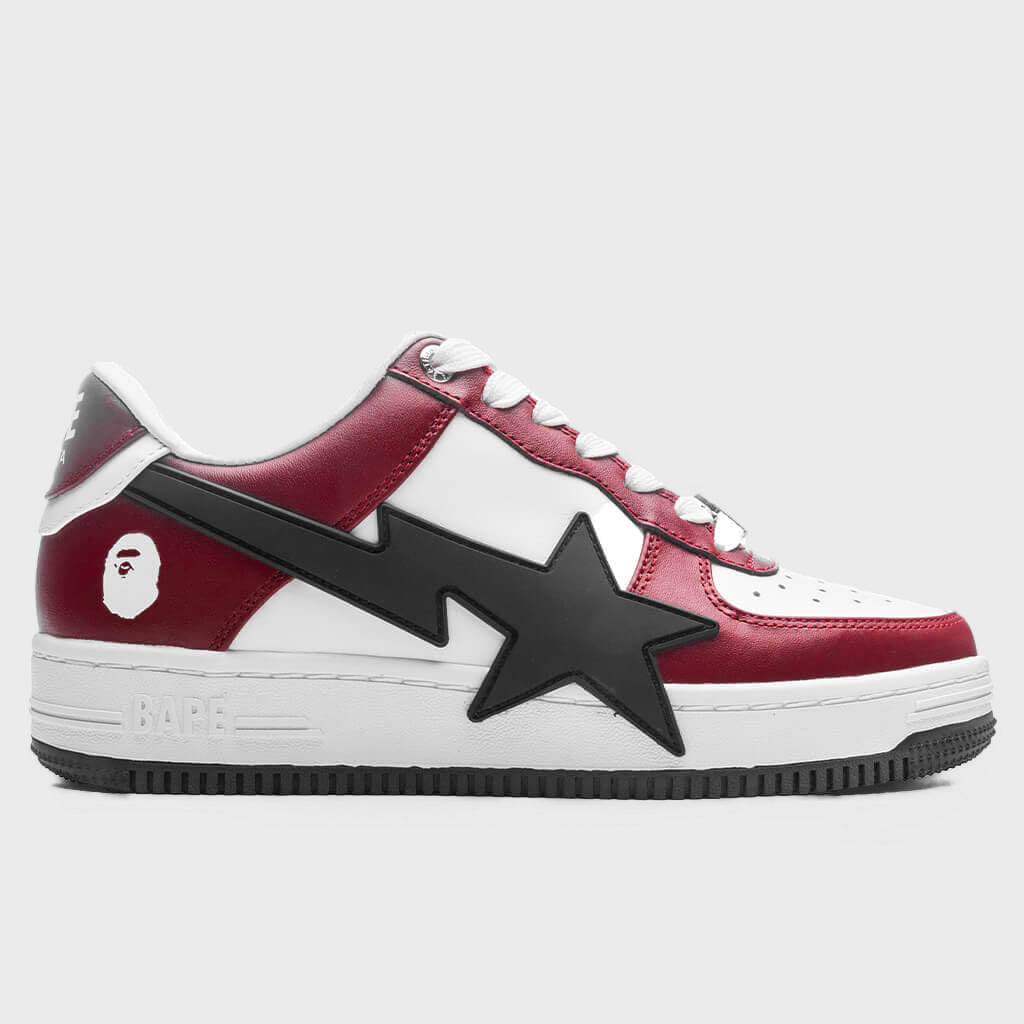 Women's Bape STA OS #2 - Burgundy/Black