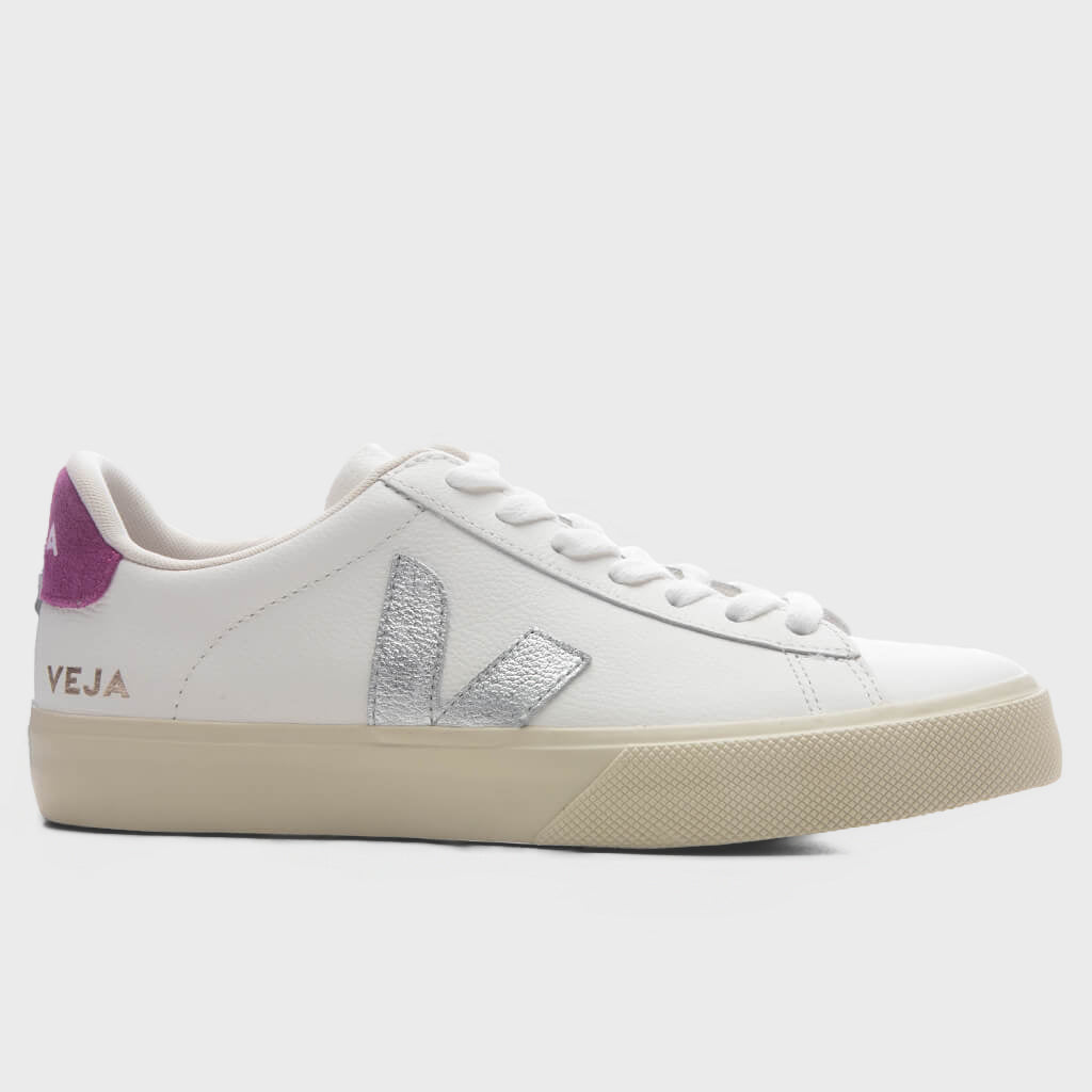 Women's Campo Leather - White/Silver/Ultraviolet